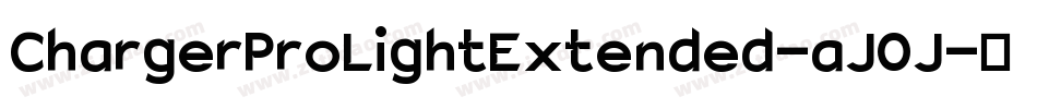 ChargerProLightExtended-aJ0J字体转换