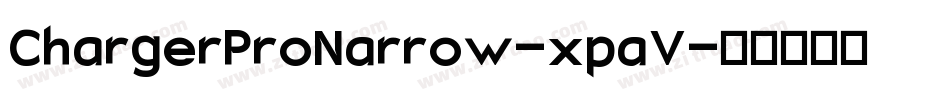 ChargerProNarrow-xpaV字体转换