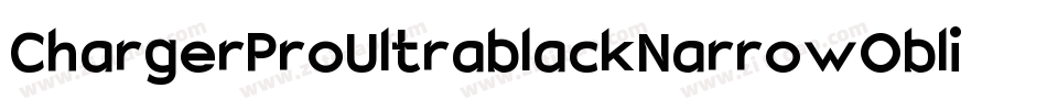 ChargerProUltrablackNarrowOblique-zp3w字体转换