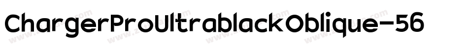 ChargerProUltrablackOblique-56oZ字体转换