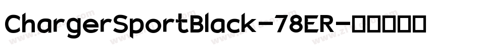 ChargerSportBlack-78ER字体转换