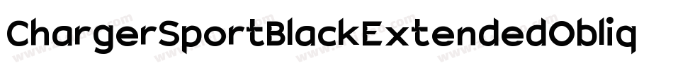 ChargerSportBlackExtendedOblique-dGyE字体转换