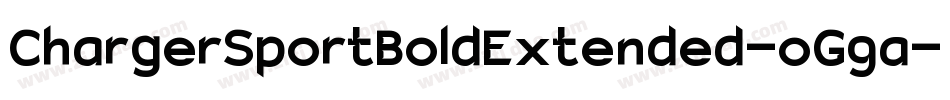 ChargerSportBoldExtended-oG9a字体转换