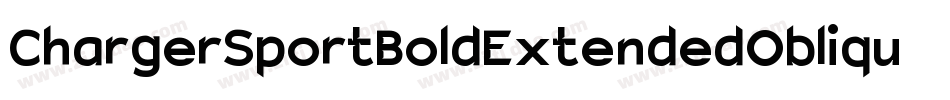 ChargerSportBoldExtendedOblique-41Wx字体转换
