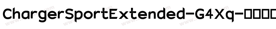 ChargerSportExtended-G4Xq字体转换