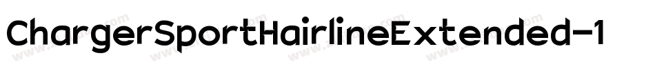 ChargerSportHairlineExtended-14Ze字体转换