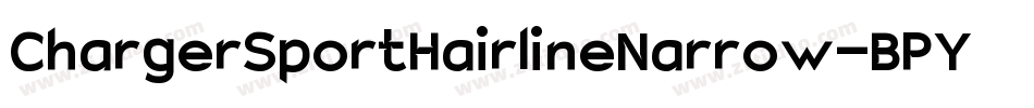 ChargerSportHairlineNarrow-BPY3字体转换