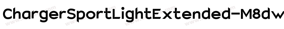ChargerSportLightExtended-M8dw字体转换