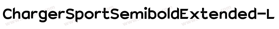 ChargerSportSemiboldExtended-LBmD字体转换