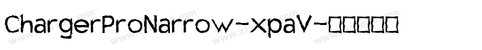 ChargerProNarrow-xpaV字体转换