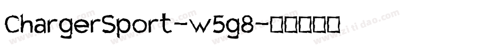ChargerSport-w5g8字体转换