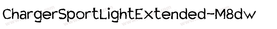 ChargerSportLightExtended-M8dw字体转换