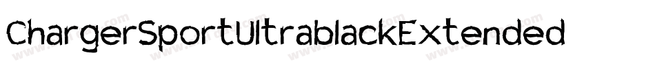 ChargerSportUltrablackExtended-eG56字体转换