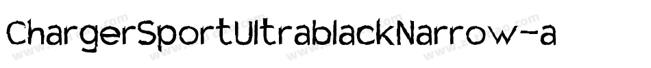 ChargerSportUltrablackNarrow-aGWR字体转换