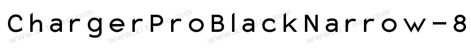 ChargerProBlackNarrow-8AEM字体转换