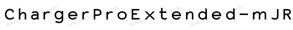ChargerProExtended-mJRV字体转换