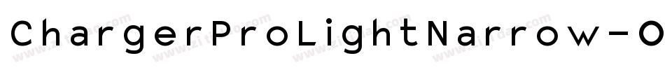 ChargerProLightNarrow-O53o字体转换