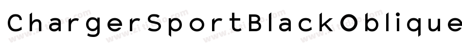 ChargerSportBlackOblique-XPWj字体转换