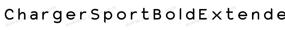 ChargerSportBoldExtended-oG9a字体转换