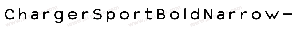 ChargerSportBoldNarrow-0ojR字体转换