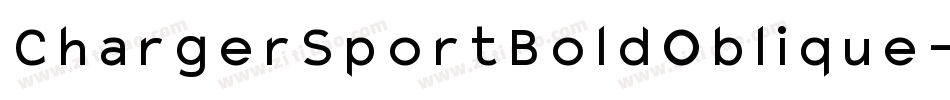 ChargerSportBoldOblique-WdPE字体转换