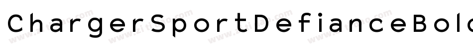ChargerSportDefianceBoldExtended-OrJ4字体转换