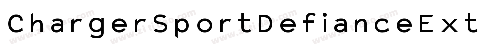 ChargerSportDefianceExtended-DXMW字体转换