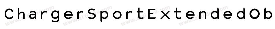 ChargerSportExtendedOblique-jy7R字体转换