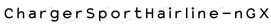 ChargerSportHairline-nGX1字体转换
