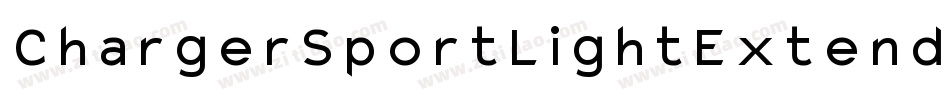 ChargerSportLightExtended-M8dw字体转换