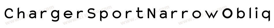 ChargerSportNarrowOblique-mGVa字体转换