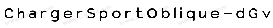 ChargerSportOblique-dGvE字体转换
