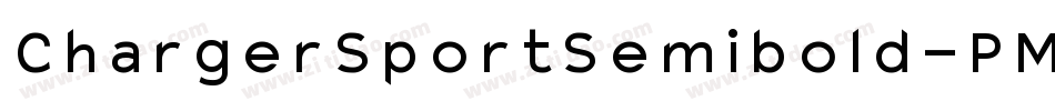 ChargerSportSemibold-PMox字体转换