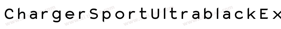 ChargerSportUltrablackExtended-eG56字体转换