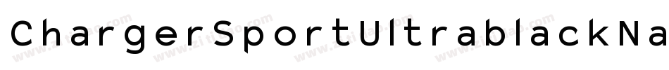 ChargerSportUltrablackNarrowOblique-Eg9n字体转换