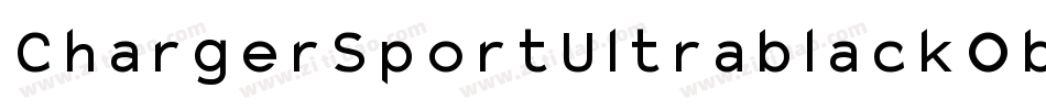 ChargerSportUltrablackOblique-Orw4字体转换