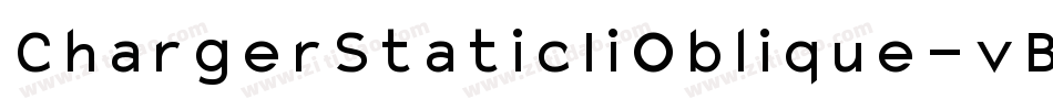 ChargerStaticIiOblique-vBgL字体转换