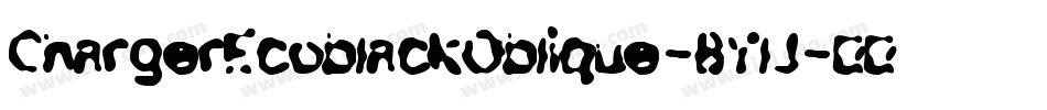 ChargerEcoblackOblique-8YlJ字体转换