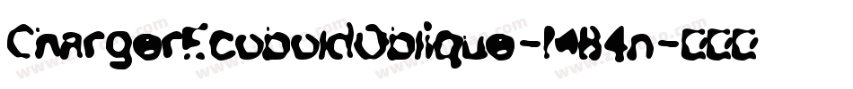ChargerEcoboldOblique-M84n字体转换