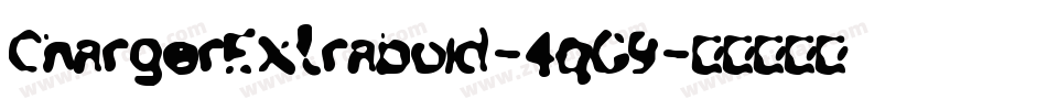 ChargerExtrabold-4qG9字体转换