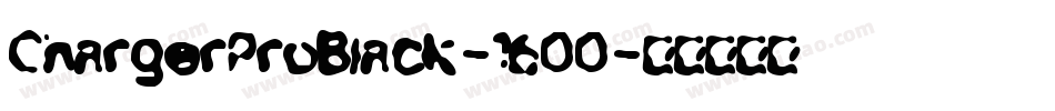ChargerProBlack-1600字体转换