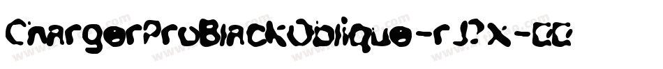 ChargerProBlackOblique-rJ7x字体转换