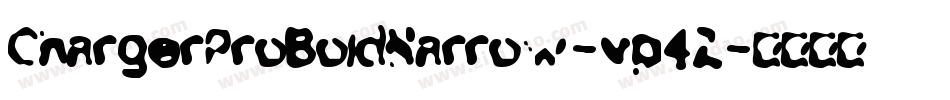 ChargerProBoldNarrow-vp4Z字体转换
