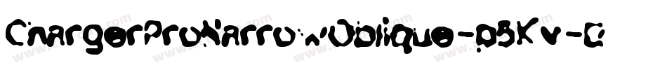 ChargerProNarrowOblique-p5Kv字体转换