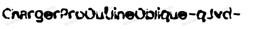 ChargerProOutlineOblique-qJvd字体转换