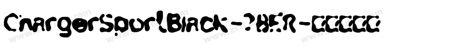 ChargerSportBlack-78ER字体转换