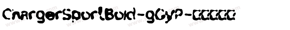 ChargerSportBold-gGyP字体转换