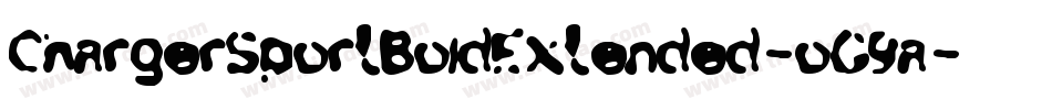 ChargerSportBoldExtended-oG9a字体转换
