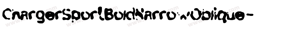 ChargerSportBoldNarrowOblique-eGj6字体转换