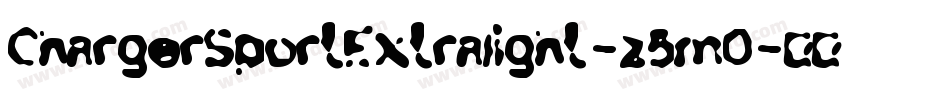 ChargerSportExtralight-z5m0字体转换